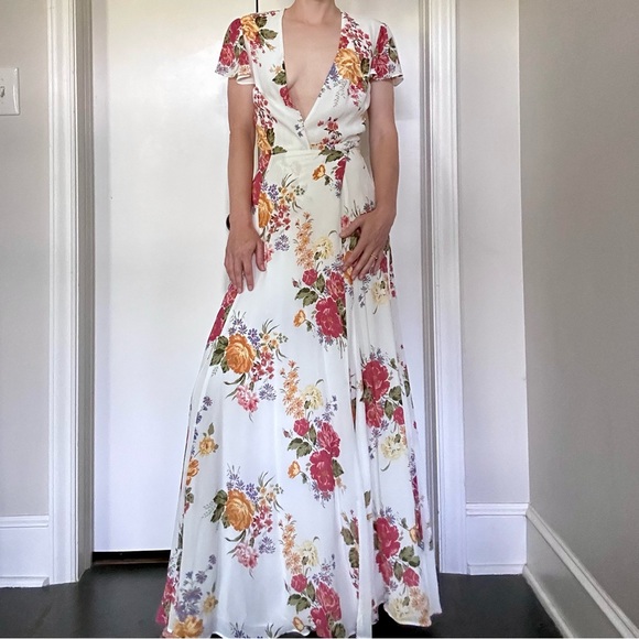 Reformation Rosey Dress in Bouquet - Picture 4 of 16